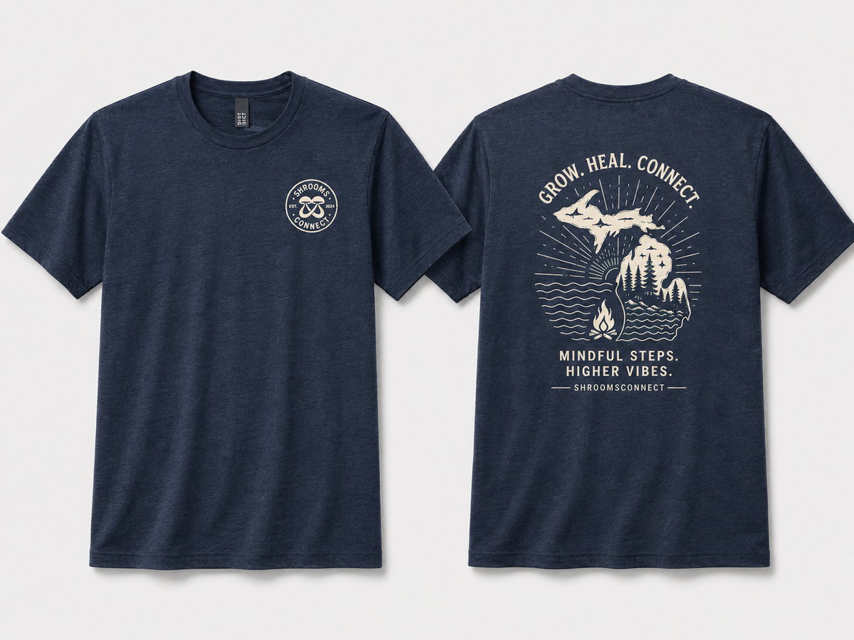 Short Sleeve "Grow, heal, connect"  T-shirt