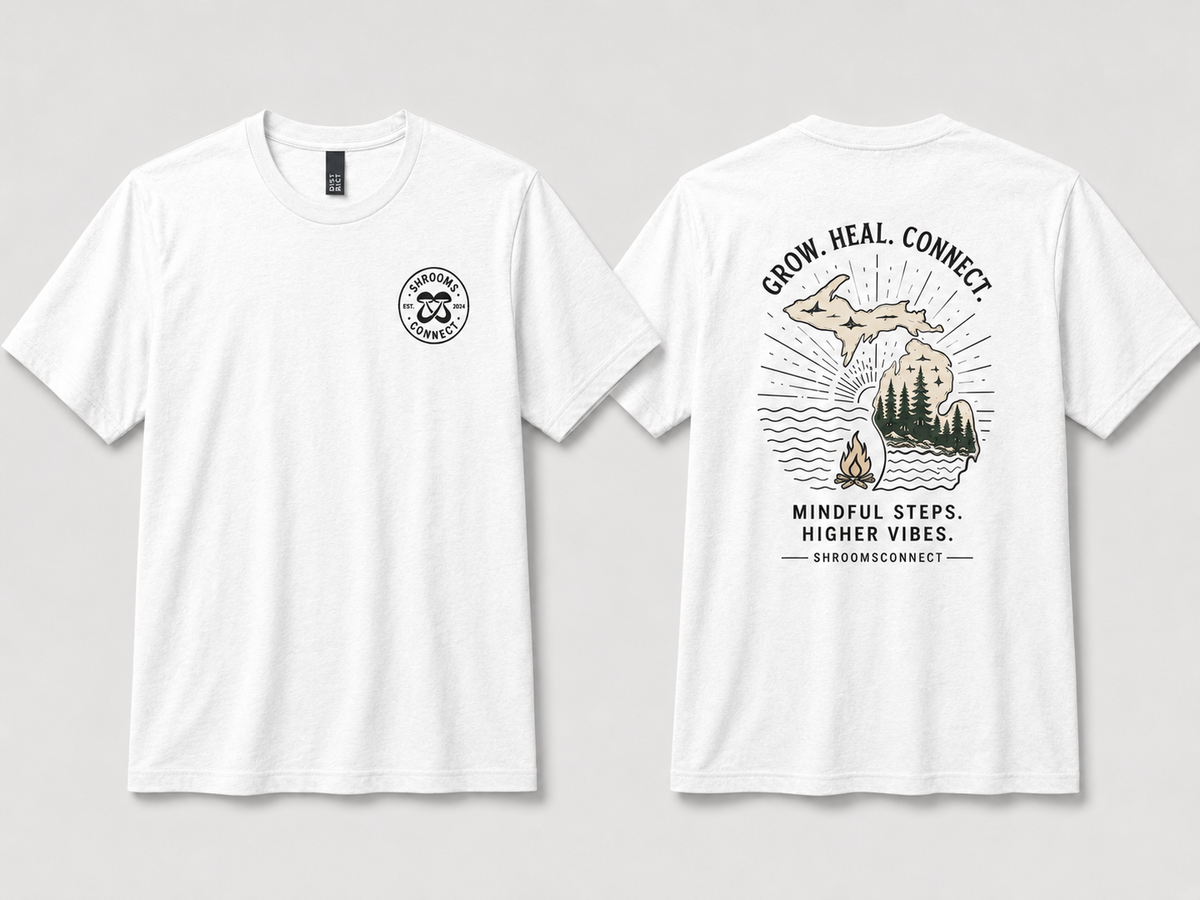 Short Sleeve "Grow, heal, connect"  T-shirt