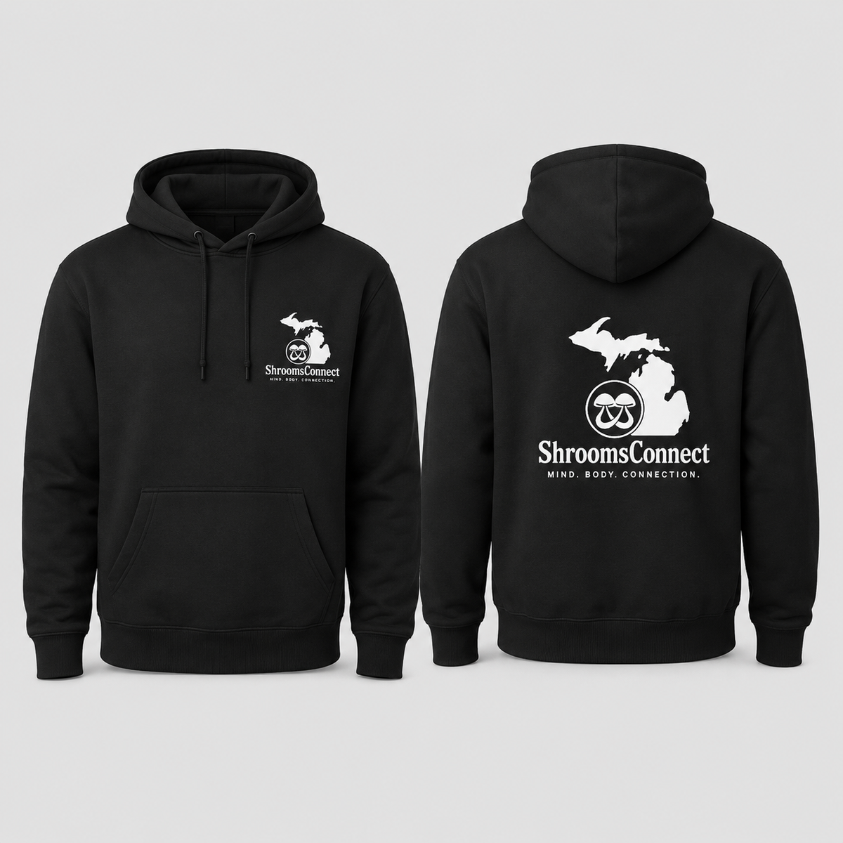 Shrooms Connect " Mitten " Hoodie