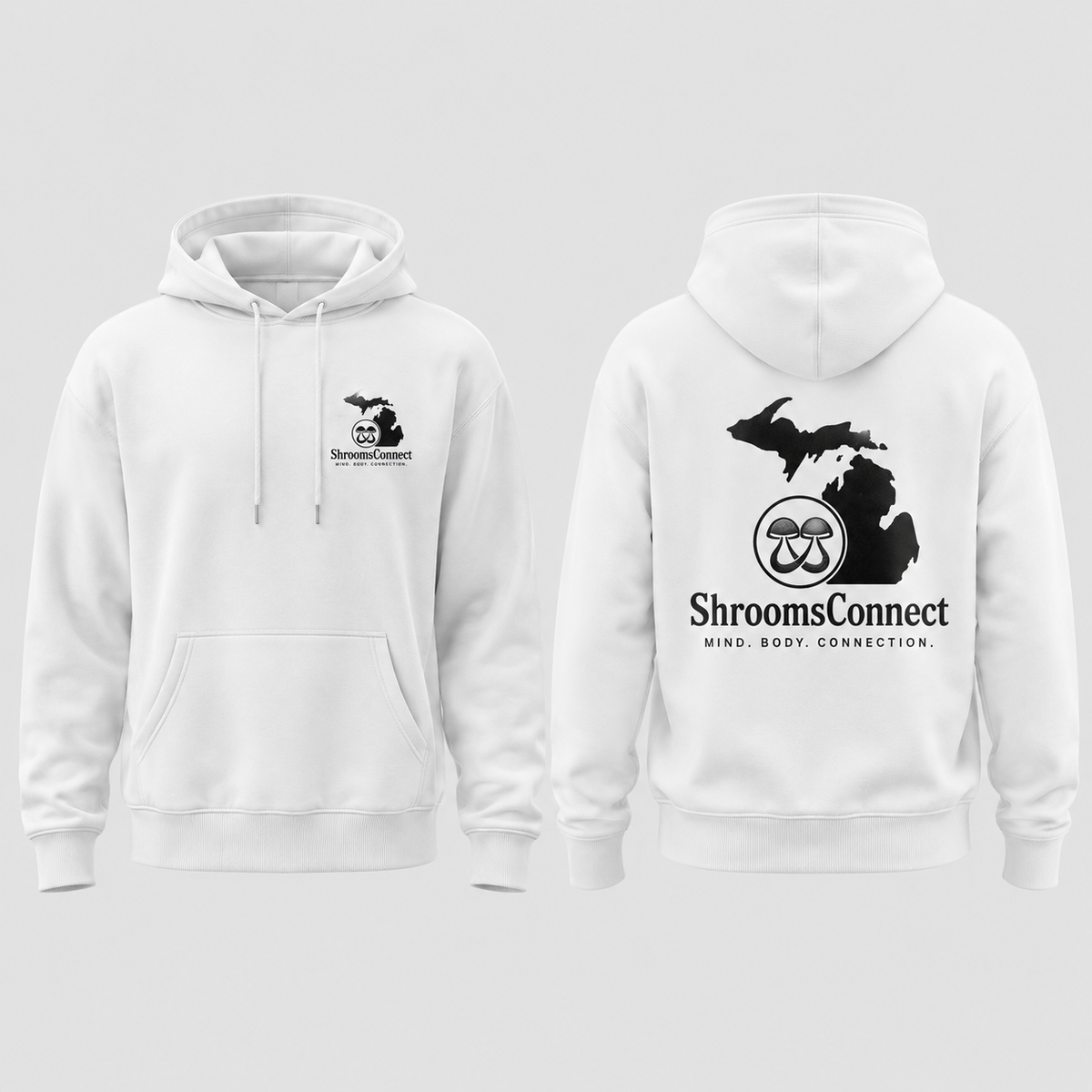 Shrooms Connect " Mitten " Hoodie