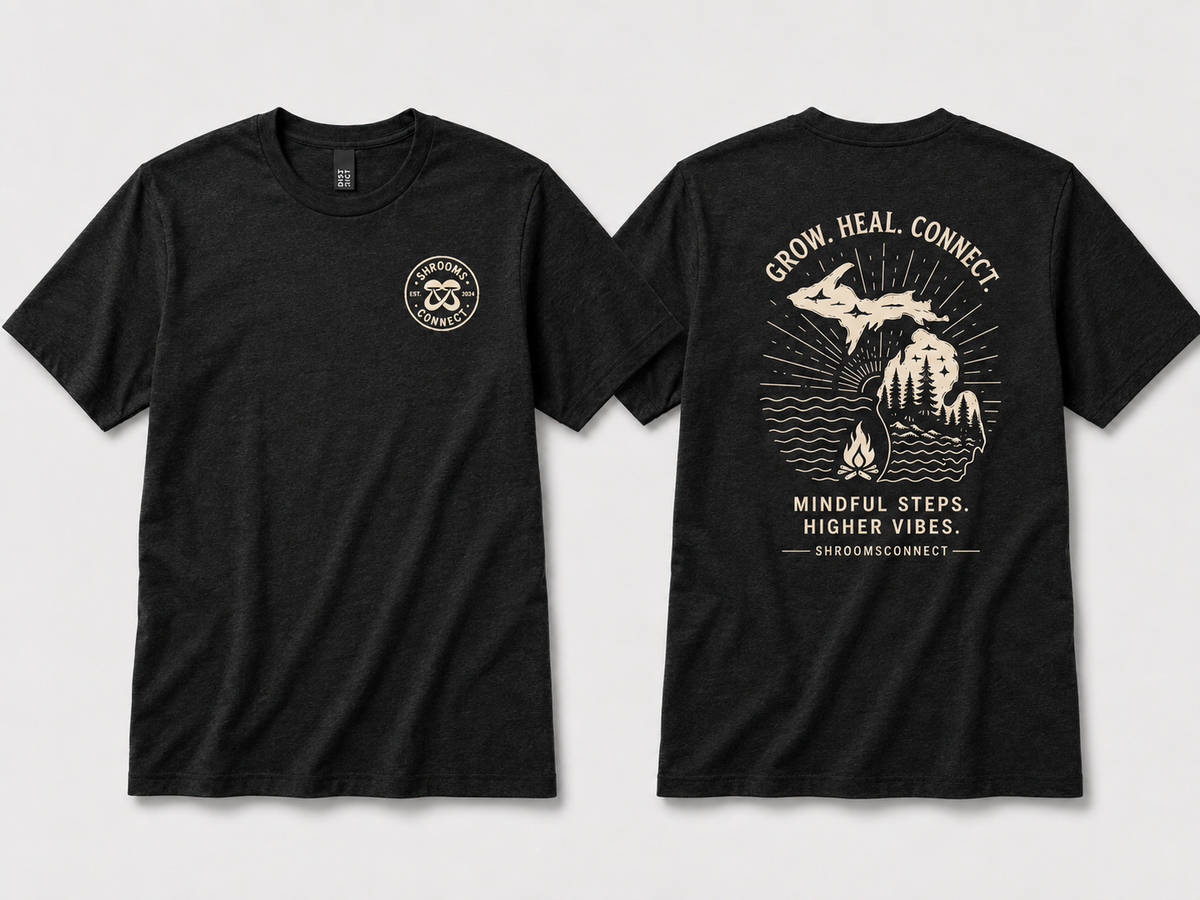 Short Sleeve "Grow, heal, connect"  T-shirt
