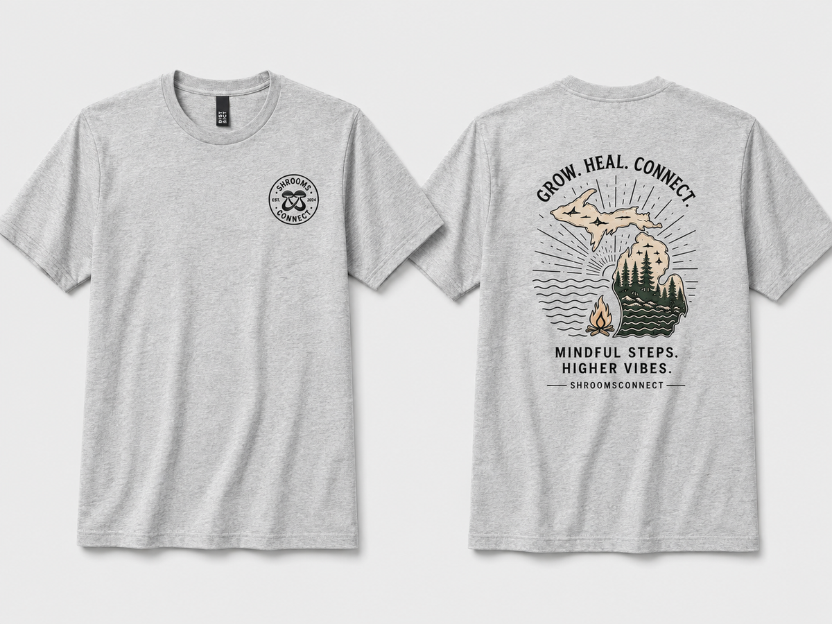 Short Sleeve "Grow, heal, connect"  T-shirt